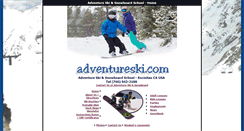 Desktop Screenshot of adventureski.com