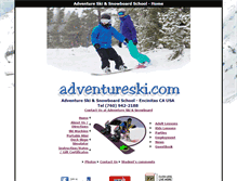 Tablet Screenshot of adventureski.com